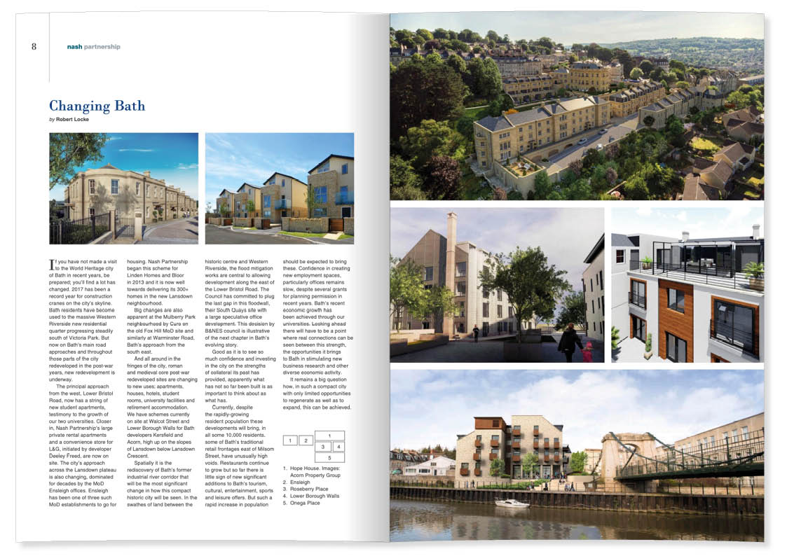 nash partnership review magazine inner spread pages